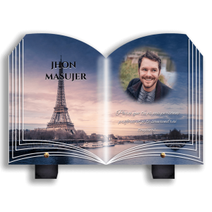 Plaque funéraire Tour Eiffel