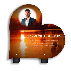 Funeral Plaque Marine Landscape 2