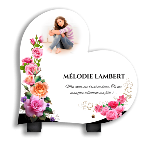 Plaques Funéraires Mélodie des Roses