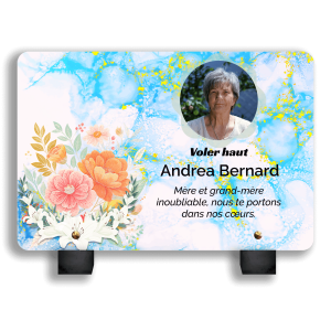 Plaque Funéraires Fleurs des Champs