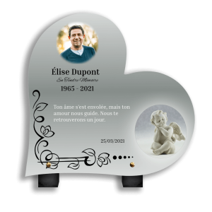 Plaque Funéraire Tendre Mémoire