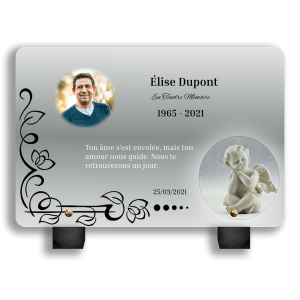 Plaque Funéraire Tendre Mémoire