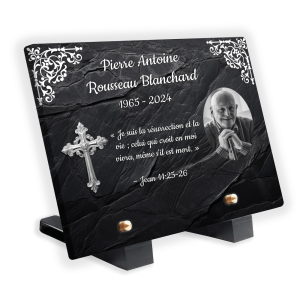 Plaques Funéraires Élégance Noire