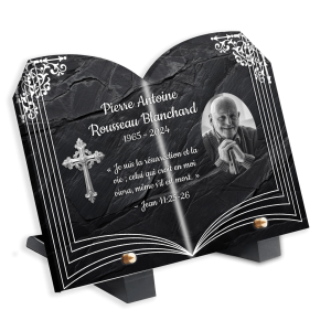 Plaques Funéraires Élégance Noire
