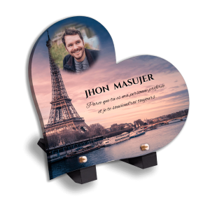 Plaque funéraire Tour Eiffel