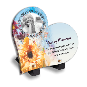 Plaque Funéraire Fleurs Sauvages