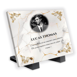 Plaques Funéraires Fond Gris