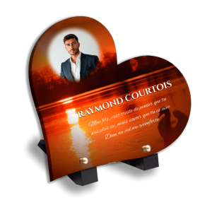 Funeral Plaque Marine Landscape 2