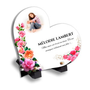 Plaques Funéraires Mélodie des Roses