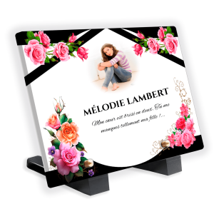 Plaques Funéraires Mélodie des Roses
