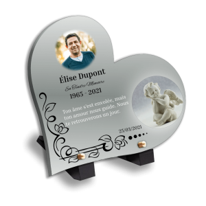 Plaque Funéraire Tendre Mémoire