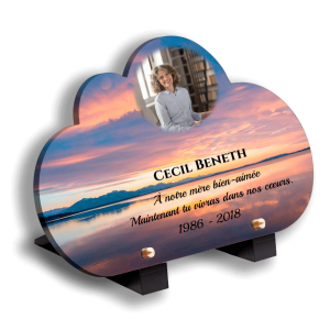 Plaque Funéraire Paysage Marin