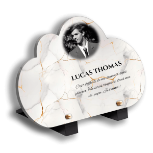 Plaques Funéraires Fond Gris