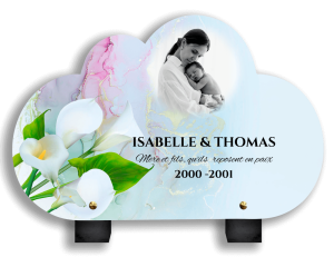 Plaque Funéraire Arum