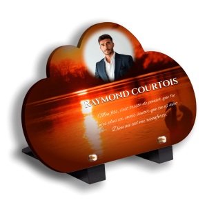 Funeral Plaque Marine Landscape 2