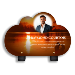 Funeral Plaque Marine Landscape 2