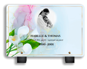 Plaque Funéraire Arum