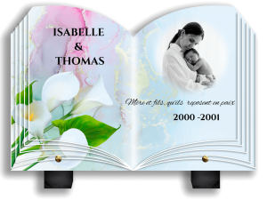 Plaque Funéraire Arum