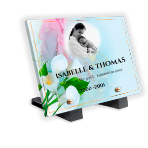 Plaque Funéraire Arum