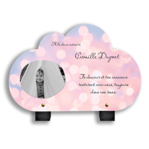 Plaque Funéraire scintillement