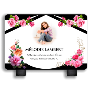 Plaques Funéraires Mélodie des Roses