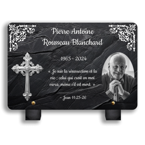 Plaques Funéraires Élégance Noire