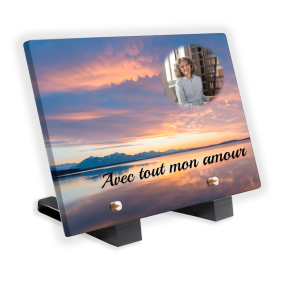 Plaque Funéraire Paysage Marin