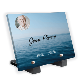 Plaque Funéraire Océan