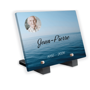 Plaque Funéraire Océan
