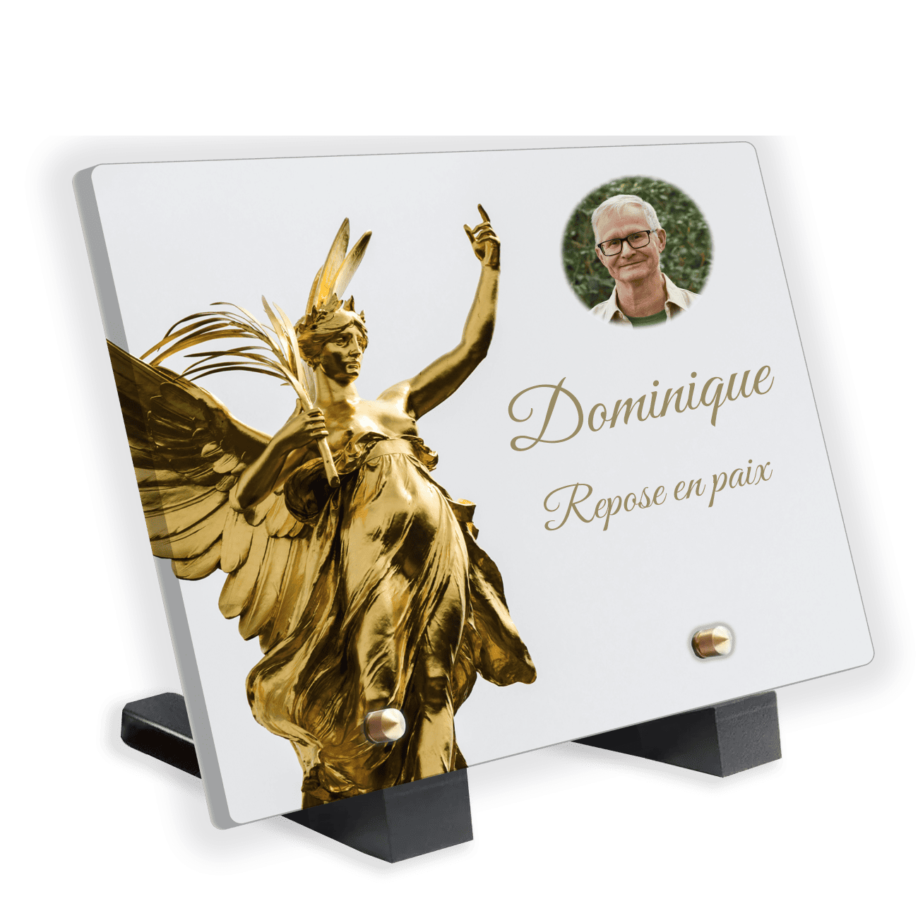 Plaque Funéraire Statue